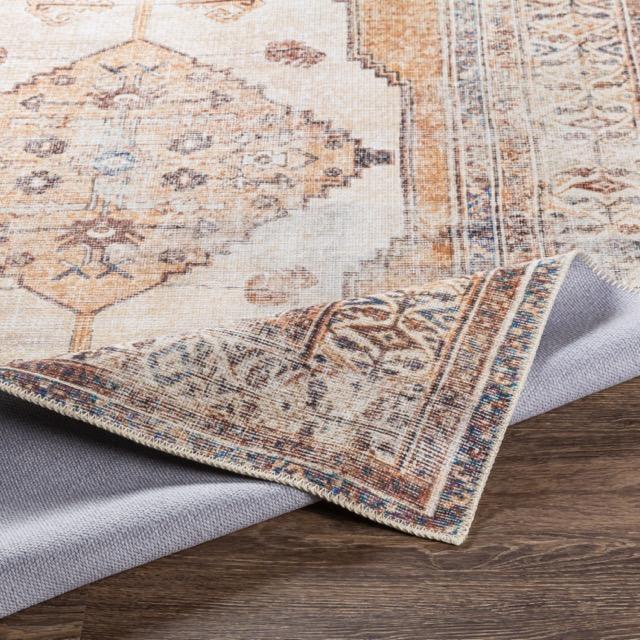 Amelie Wheat Rug With Folded Corner